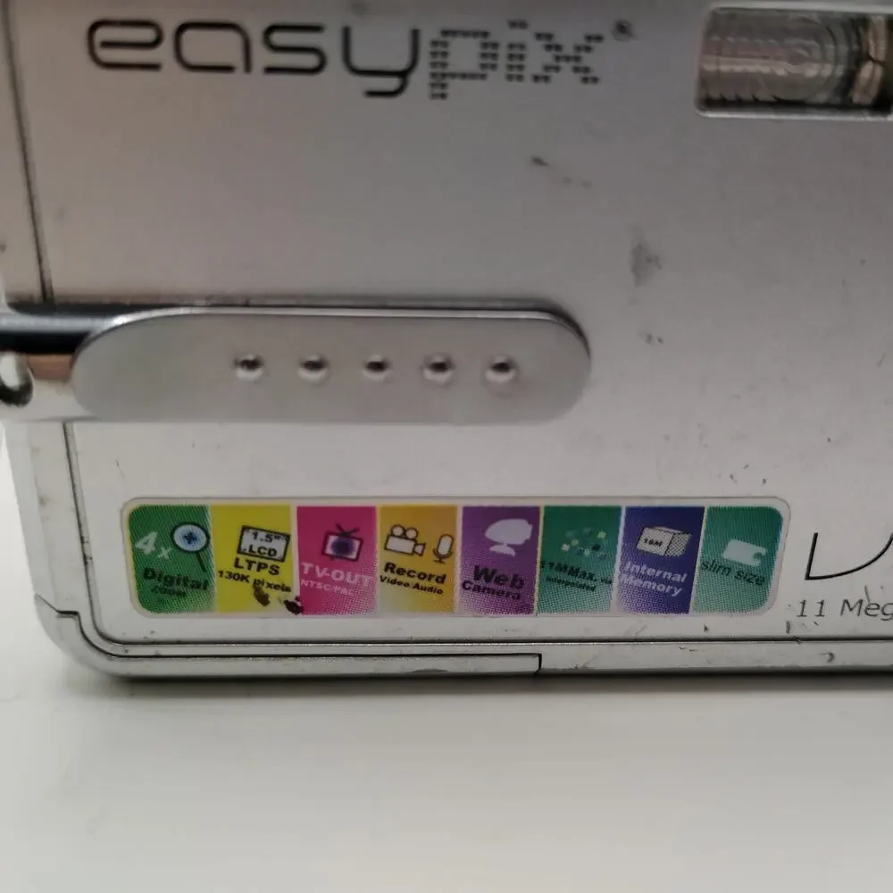 Easypix 11MP Digital Camera Tested Working Compact Point Shoot